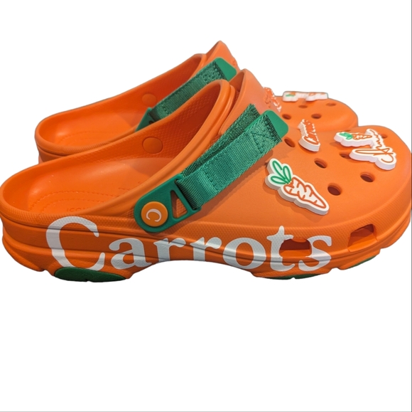 CROCS Shoes Crocs X Carrots Classic All Terrain Orange Clog Limited Edition Mens Size 2 Nwt
